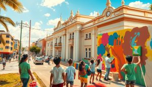 pintura de escola